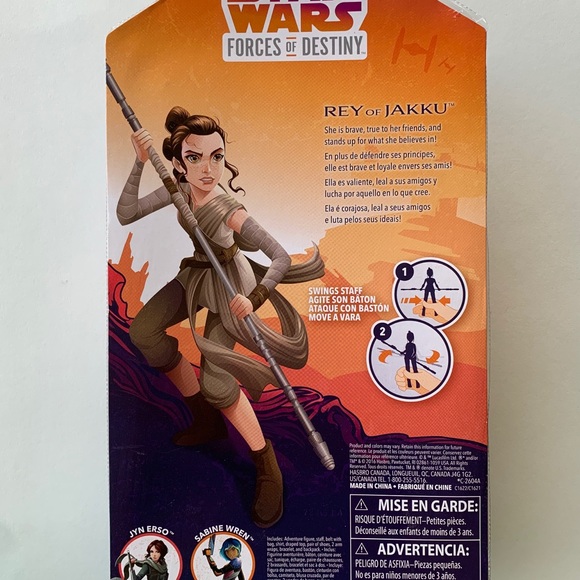 Star Wars Forces of Destiny Ray Of Jakku Figure - Picture 2 of 2
